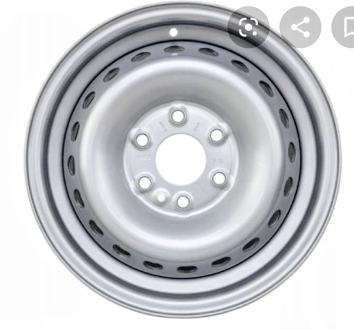 Oryg Felgi Stalowe 16 Iveco Daily 6.5j 5801622004