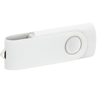 Pendrive 2GB usb2.0 biały + nadruk, grawer 10szt.