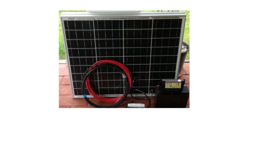 Panel Solarny Fotowoltaika Działkowa z LED i USB
