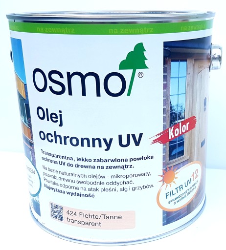 Osmo 424 Olej do drewna 2,5l UV Extra SOSNA