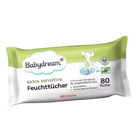 BABYDREAM chusteczki EXTRA SENSITIVE 160szt