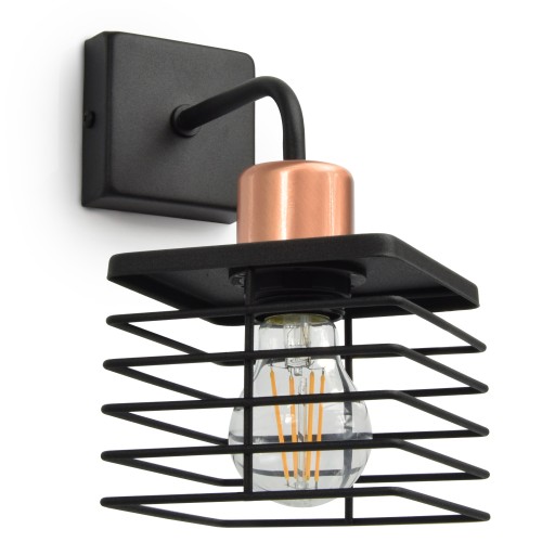 KINKIET ŚCIENNY NOWOCZESNY RETRO LOFT EDISON LED