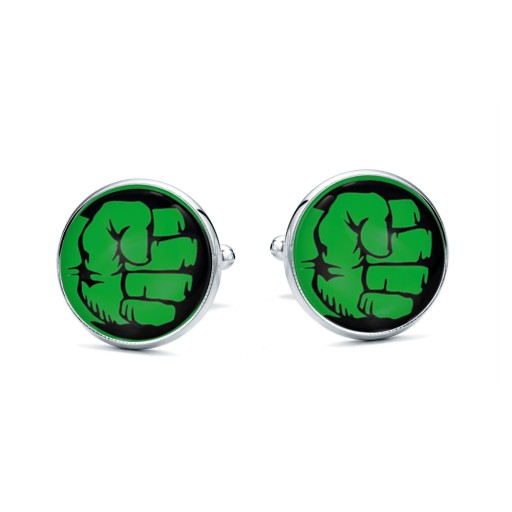 Spinki do mankietów Hulk Pięść Marvel Komiks