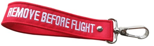 Mini Smyczka RBF karabinczyk- REMOVE BEFORE FLIGHT