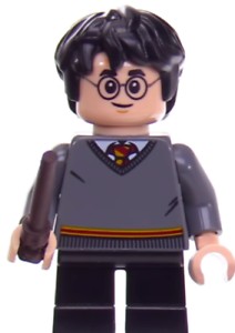 Lego 75954 @@ HARRY + RÓŻDŻKA @@ figurka z zestawu
