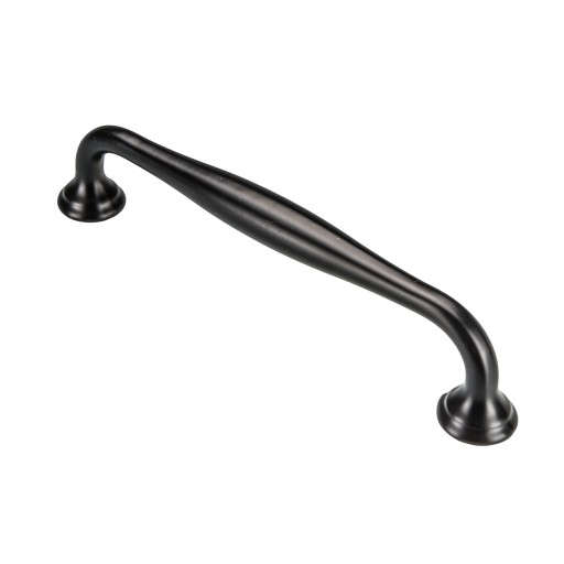 ELEGANCKI Uchwyt Meblowy ROMA CZARNY 128mm