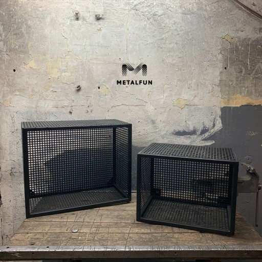 Półka wisząca ścienna L Regał metalowa Loft