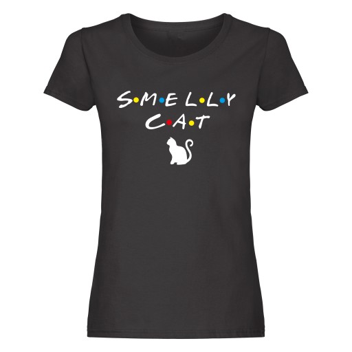 KOSZULKA T-SHIRT FRIENDS SMELLY CAT BLOGERSKA S