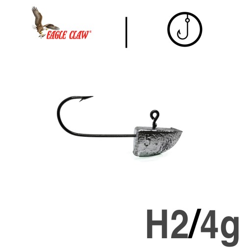 Główki TRÓJKĄTNE |EAGLE CLAW BLACK|HAK 2| 4g |5szt
