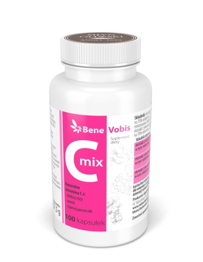 WITAMINA C-mix NATURALNA - 100 kapsułek
