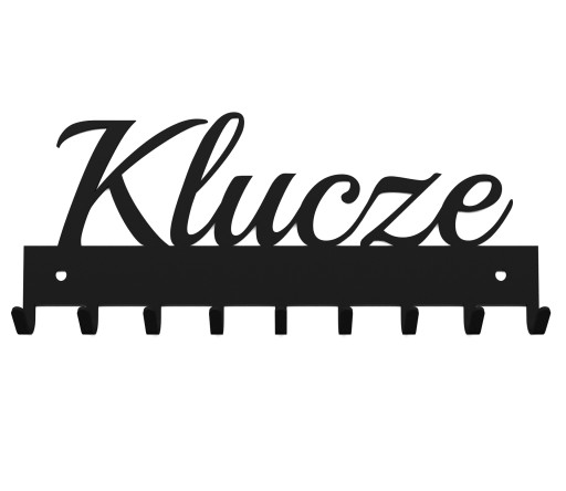 ŚCIENNY WIESZAK NA KLUCZE 9 HACZ. DO PRZEDPOKOJU