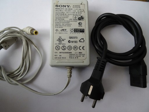 Zasilacz SONY AC-V012C 12V 2,09A