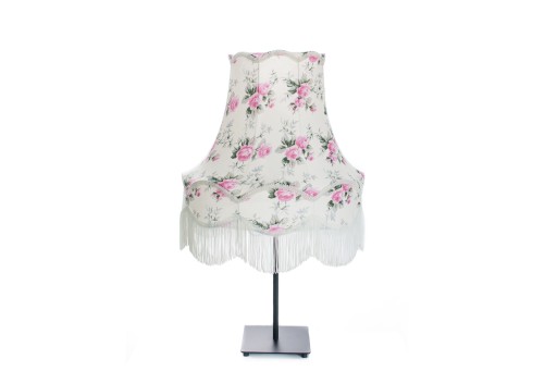 Abażur do lampy róża angielska - kremowy 40 cm