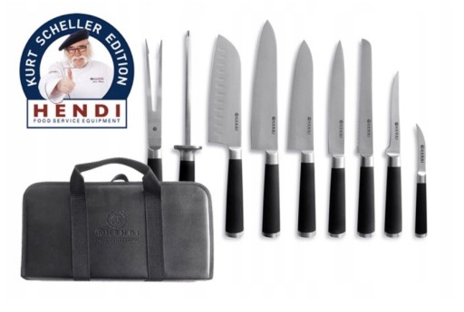ZESTAW NOŻY 9EL. KURT SCHELLER+ETUI HENDI 975770