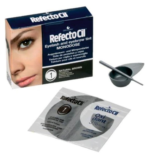 REFECTOCIL ZESTAW 6x CZARNY 1.0 + Oxi 3% Saszetki