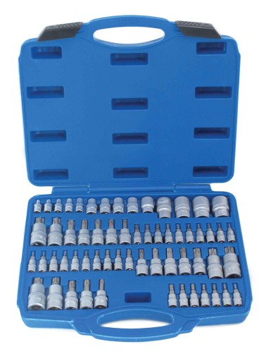 NASADKI KLUCZE TORX E-TORX TORX PLUS 1/4 3/8 1/2