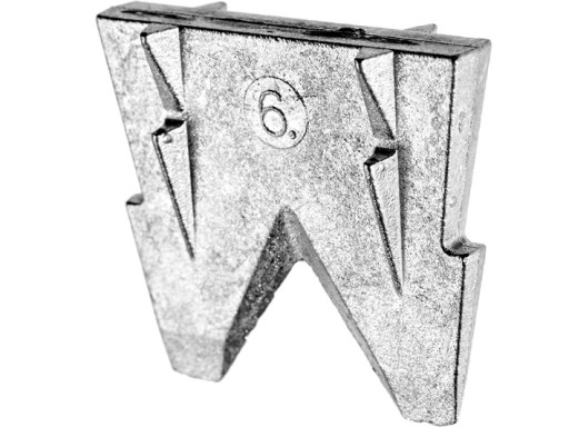 KLIN DO SIEKIER I MŁOTKÓW METALOWY NR 6