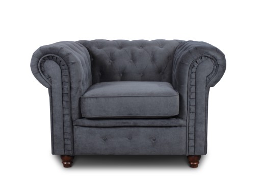 FOTEL CHESTERFIELD Asti w stylu GLAMOUR pikowany