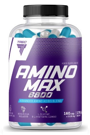 TREC AMINOMAX 6800 160k AMINOKWASY BCAA GLUTAMINA