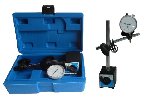 CZUJNIK ZEGAROWY STATYW MAGNETYCZNY 0-10MM+WALIZKA