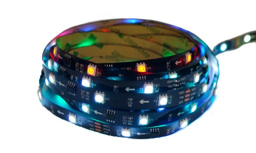 Taśma LED 5050 RGB SMD MAGIC WS2811 Arduino 12V 1m