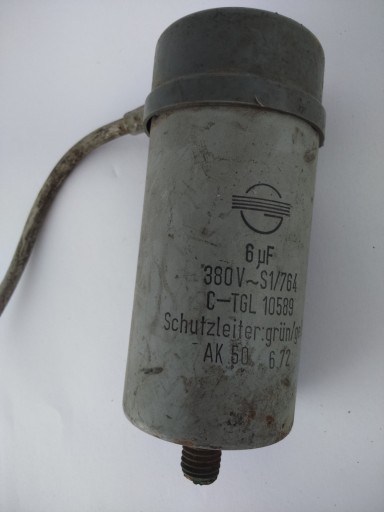SIROCCO kondensator 6uF 380V C-TGL nagrzewnicy