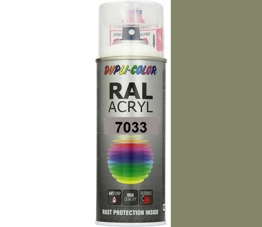 MOTIP RAL ACRYL 7033 POŁYSK DUPLI-COLOR FARBA AKRYL SPRAY 400 ML