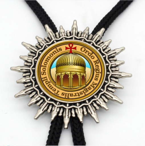 Bolo kowbojski krawat Order Templariuszy