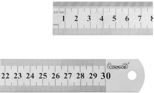 PRZYMIAR LINIOWY 300 mm LINIAŁ LINIJKA STALOWA