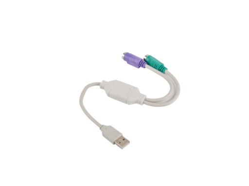 Adapter Lanberg USB - PS/2 AD-0025-W