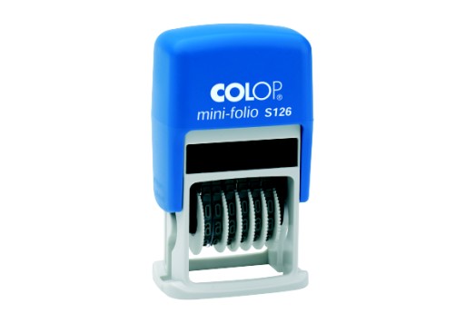Pieczątka mini numerator Colop S126