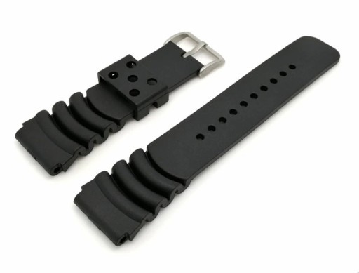 Pasek do zegarka typ SEIKO Diver 20mm czarny