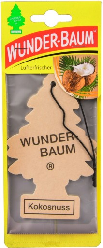 Zapach samochodowy WUNDER-BAUM Kokosowy choinka