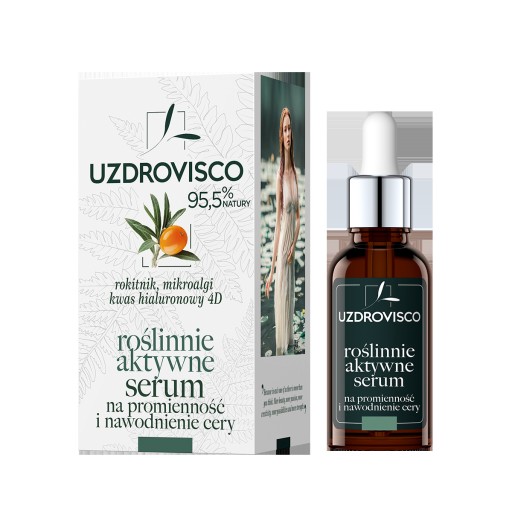 UZDROVISCO ROKITNIK ROŚLINNIE AKTYWNE SERUM NA PROMIENNOŚĆ I NAWODNIENIE