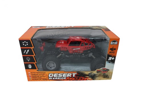 SAMOCHÓD AUTO ZDALNIE STEROWANE TERENOWE TERENÓWKA DROMADER R/C 3+