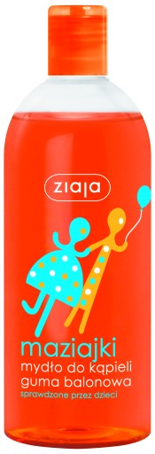 ZIAJKA MYDŁO DO KĄPIELI GUMA BALONOWA 500ML