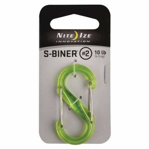 NITE IZE Karabińczyk S-Biner Dual #2 transparentny