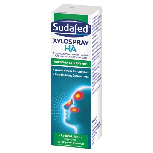 SUDAFED XYLOSPRAY HA 1mg/ml, areozol do nosa - 10ml