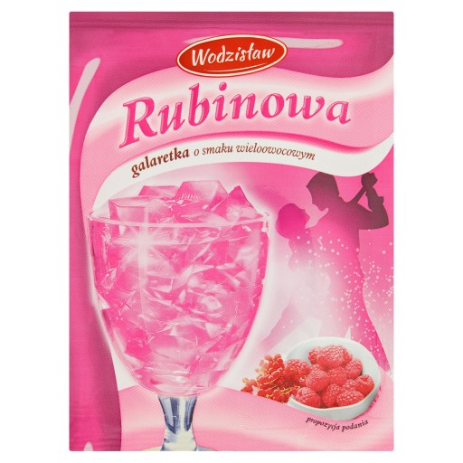Wodzisław Rubinowa galaretka o smaku wieloowo 75 g