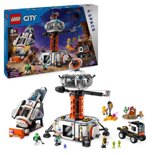 60434 SPACE BASE AND ROCKET LAUNCHPAD