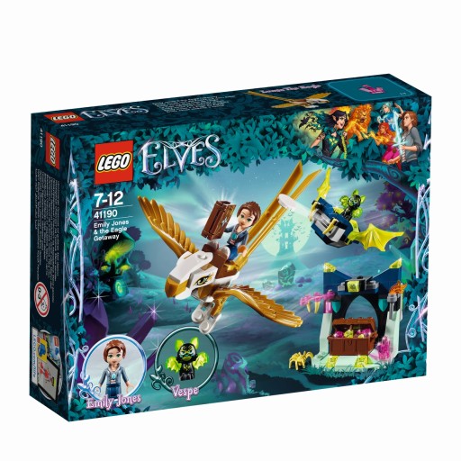 Oryginalne LEGO 41190 Elves - Emily Jones i ucieczka orła NOWE na prezent