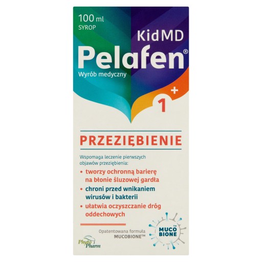 Pelafen Kid Md syrop 100 ml +Omegamed Odporność 1+, syrop, 140ml