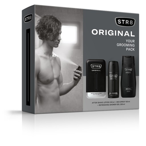 STR-8 ORIGINAL ZESTAW AFTER SHAVE+DEO+ŻEL