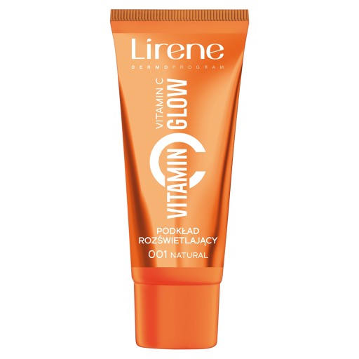 Podkład Rozświetlający do Twarzy Lirene Vitamin C Glow 001 Natural