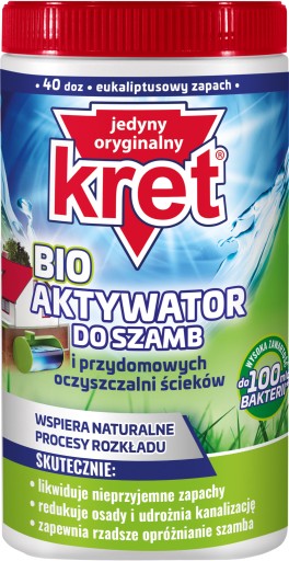 Preparat do szamba Kret BIO aktywator proszek 1 kg