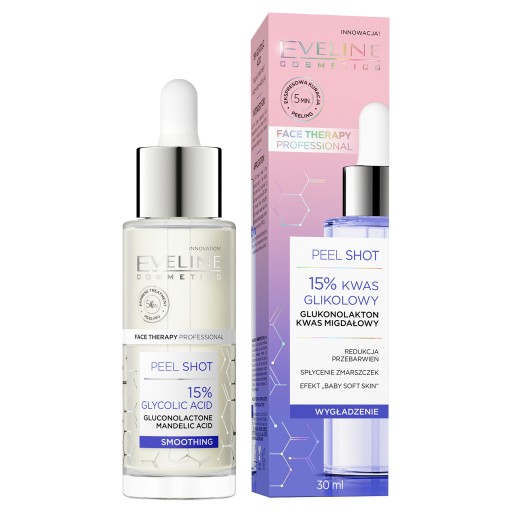 EVELINE SHOT SERUM TWARZ 15% KWAS GLIKOLOWY 30ML