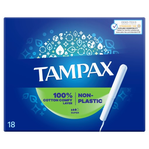 Tampax Non-Plastic tampon 18szt (W) P2