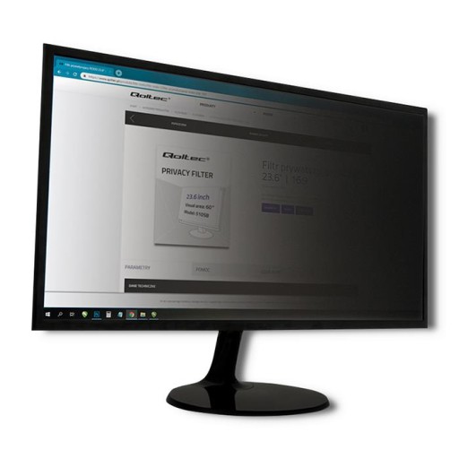 Filtr prywatyzujący Qoltec 23,6 