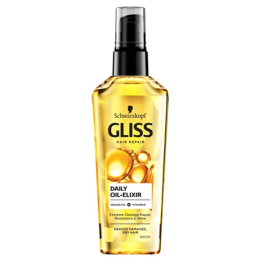 Gliss Eliksir do Włosów do Codziennego Stosowania z Olejkiem 75 ml