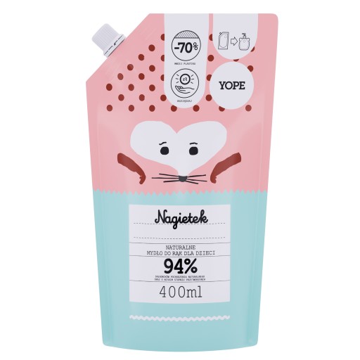 YOPE Refill mydła do rąk dla dzieci Nagietek 400ml
